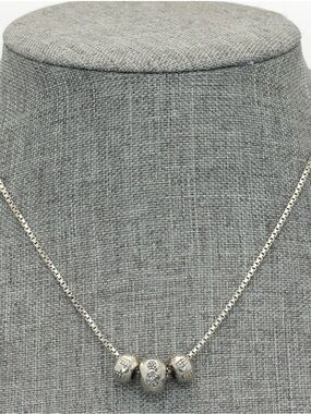 Silpada Silver Bead Necklace
